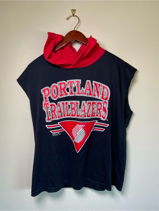 LOGO 7 Other - Vintage Portland Trail Blazers LOGO 7 Hooded Muscle Tee